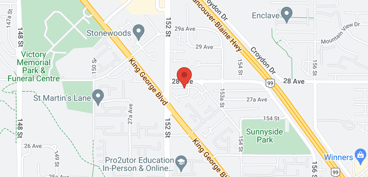 map of 82 15268 28 AVENUE